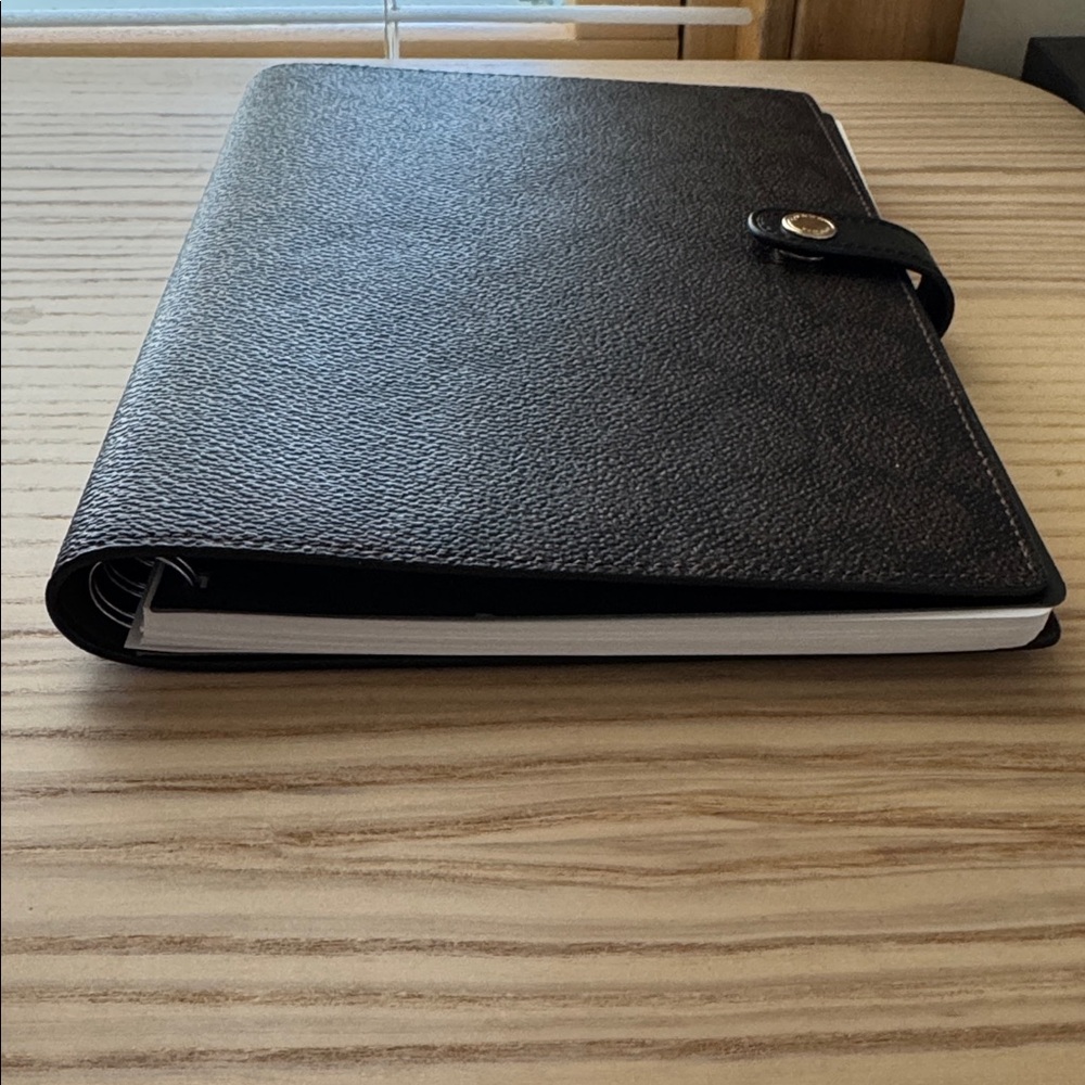 Coach Signature Canvas Notebook Cover Brown Black Monogram with Notebook - Picture 7 of 7